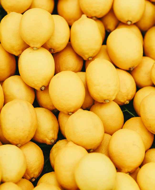 Zitronen sind voller Vitamin C - und das stärkt das Immunsystem.