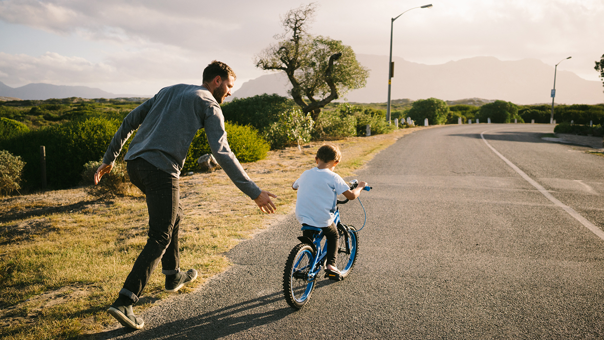 Er brachte uns Radfahren bei: Darum sagen wir am Vatertag Danke!