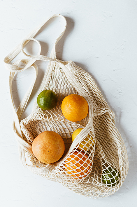 Obst im Einkaufsnetz - so geht plastikfrei einkaufen