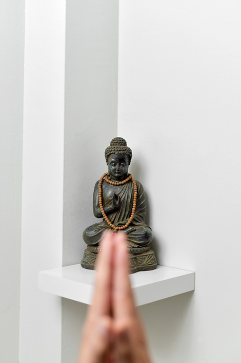 Buddhafigur - brauchen Sie nicht, um ein Mantra zu sagen
